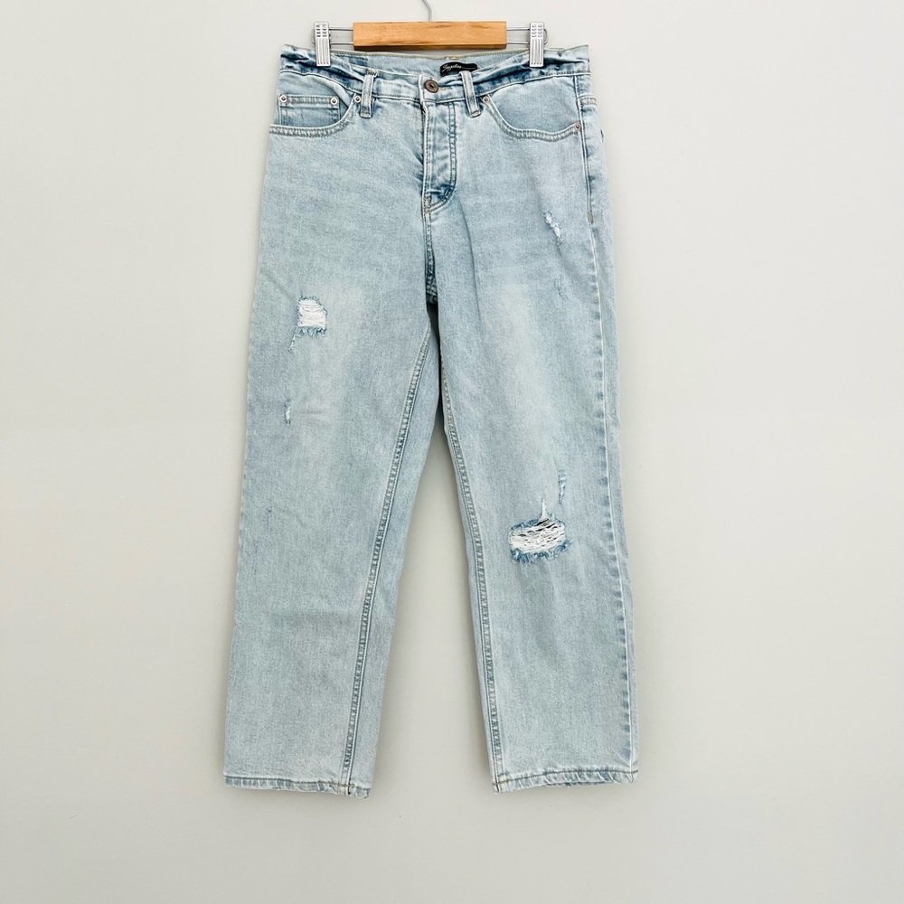 Supplies Light Blue Vintage Boyfriend Straight Women's Jeans, size 2